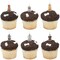Bakery Crafts Birthday Party Puppy Dogs Shaped Cake Candles - 6 pc